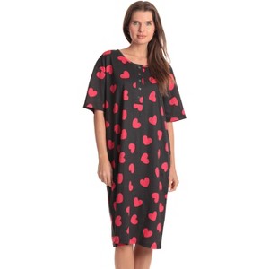 Just Love Short Sleeve Nightgown Sleep Dress for Women - 1 of 3