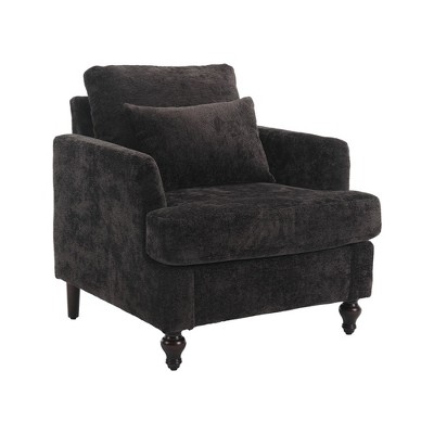 Modern Accent Chair Lounge Chair with Studded, Solid Wood Frame for Bedroom, Living Room