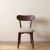 Upholstered Dining Chair, Dirt-free Dining Chair for Dining Table, Dining Chair with Wood Frame and PE Cushion-Cuddlewood - 3 of 4