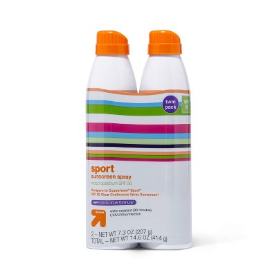 Sport Sunscreen Spray Twin Pack - SPF 50 - 7.3oz each - up & up™