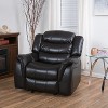 Dexmalle Classic Glider Recliner Chaise Lounge,Black Berry - 2 of 4