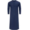Men's Pajamas Cotton Linen Pajamas Men's Jumpsuit Pajamas - 2 of 4