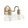 Capital Lighting Cassidy 2 - Light Vanity in  Aged Brass - 4 of 4