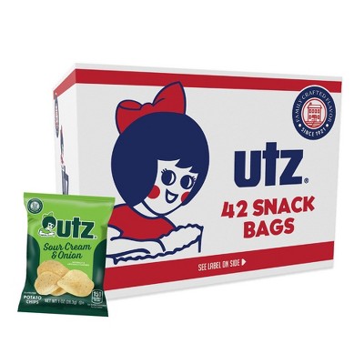 Utz Sour Cream & Onion - 1 Oz. Bag (Pack of 42)
