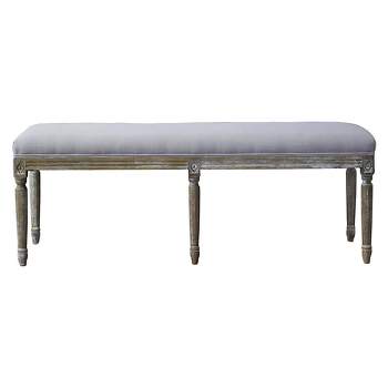 Clairette Wood Traditional French Bench - Baxton Studio