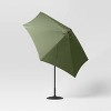 9' Round Outdoor Patio Market Umbrella with Black Pole - Threshold™ - 3 of 4
