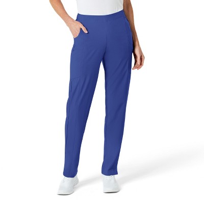 Wink W123 Women's Flat Front Cargo Scrub Pant Petite