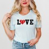 Simply Sage Market Women's Love Baseball Colorful Short Sleeve Graphic Tee - 3 of 3