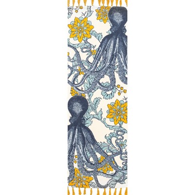 Nuloom Thomas Paul Octopus Tasseled Indoor Area Rug
