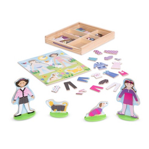 Melissa & Doug Best Friends Magnetic Dress-up Magnetic Activity Set : Target