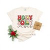Simply Sage Market Women's Holly Jolly Vibes Distressed Short Sleeve Garment Dyed Tee - 3 of 4