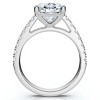 Pompeii3 Certified 2 3/4Ct Oval Accent Diamond Engagement Ring 14k Gold or Platinum Lab G - 2 of 4