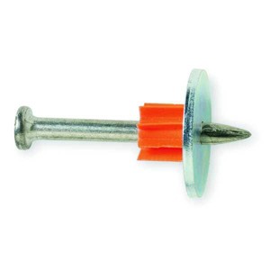 Ramset  Pin w/Washer,L:0.75",Shank:0.15",PK100 1506SD - 1 of 1