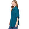 Woman Within Plus Size Pintucked Button Down Gauze Shirt - 4 of 4