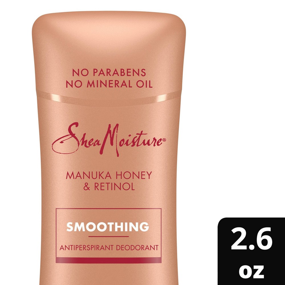 Photos - Deodorant Shea Moisture SheaMoisture Smoothing Antiperspirant  Stick with Manuka Honey & 