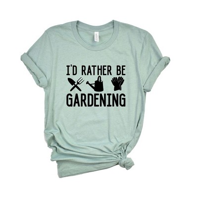 Simply Sage Market Women's I'd Rather Be Gardening Short Sleeve Graphic Tee