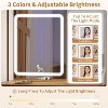 COZONY 47" Vanity Desk with Mirror LED Lights Power Outlet 7 Drawers 7 Shelves Modern Makeup Table White - 4 of 4