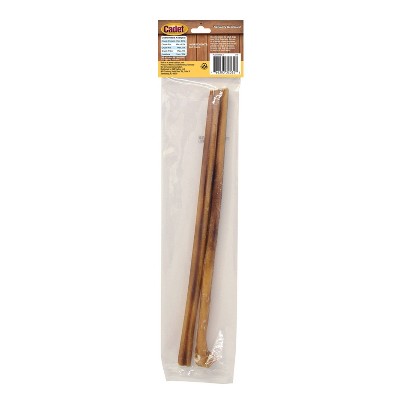 Cadet Large Bully Sticks Beef Dog Treats - 9-11"/2pk