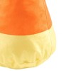 16"x9" Candy Corn Shaped Halloween Novelty Throw Pillow - Lush Décor: Festive Fall Accent - 3 of 3