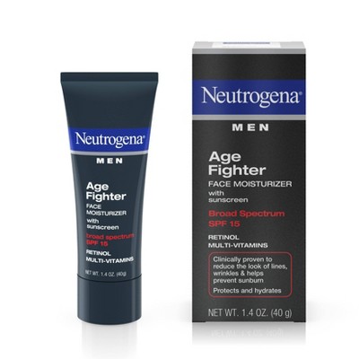 Neutrogena Men's Anti-Wrinkle Age Fighter Moisturizer - SPF 15 - 1.4oz