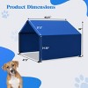 Waterproof Outdoor Dog House with UV Protection,Portable Pet Shade Canopy Shelter for Small And Medium Dogs And Cats–LAOTIES - 4 of 4