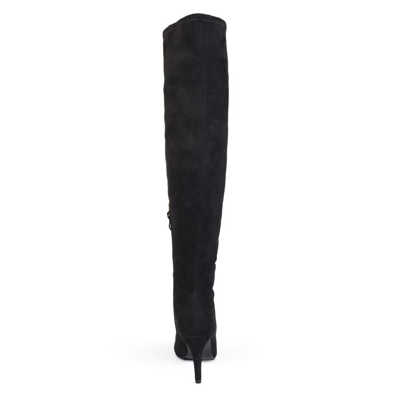 Journee Collection Womens Trill Round Toe Over The Knee Boots, 4 of 11