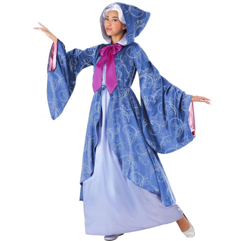 HalloweenCostumes.com Cinderella Adult Premium Fairy Godmother Costume., 1 of 9