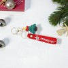 Unique Bargains Christmas Keychain with Double Ring and Lobster Clasp Alloy 2.76" - 4 of 4