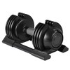 Adjustable Dumbbells, 22LB Free Dumbbell Weight Adjustment with Non-Slip Handle, Steel + Plastic, 13.8 x 6.7 x 6.5 inches - 2 of 4
