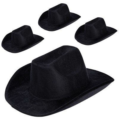 Zodaca 4 Pack Cow Print Cowboy Hat For Adults, One Size : Target