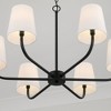 Capital Lighting Brody 6 - Light Chandelier in  Matte Black - 3 of 4