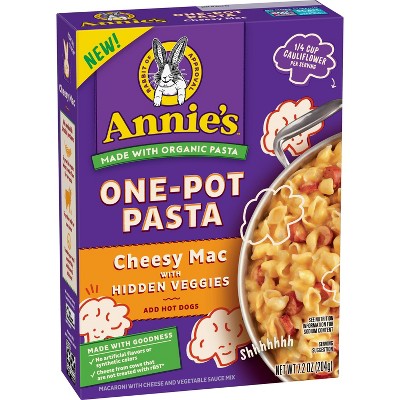 Annie's One Pot Cheesy Mac with Hidden Veggies - 7.2oz