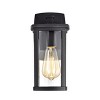 Chloe Lighting Quill Transitional 1 Light Textured Black Outdoor Wall Sconce 11" Height - 2 of 4