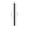 Rennnsan Lunith 39"-59" H Hardwired Liner Stainless Metal Industrial LED Dimmable Wall Sconce in Black - 3 of 4