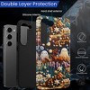 BONGEEK Case Compatible with Samsung Galaxy S23 Plus,Scratch Resistant Hybrid 2-Layer Hard Shell Bright Phone Case, Garden - 4 of 4