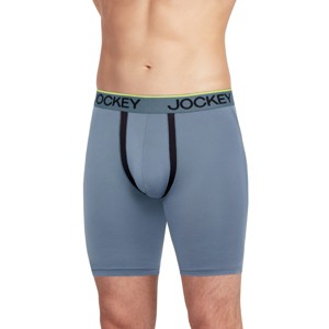 Jockey Men's Chafe Proof Pouch Microfiber 8.5" Long Leg Boxer Brief - 1 of 4