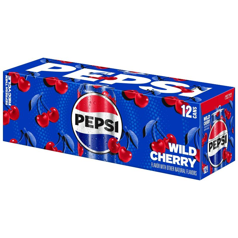 Pepsi Wild Cherry Cola - 12pk/12 fl oz Cans, 2 of 6