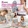 Kids Press On Nails for Girls 8-12 Years, 168Pcs 7 Pack Pre-Glue Short Fake Nails with Full Cover - Christmas & Birthday Gift Set. - 3 of 4