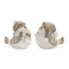Melrose Glittered Winter Bird (Set of 4) - 2 of 4