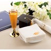 Blue Panda 50 Pack Graduation Napkins, Gold Grad Hat Cocktail Napkins, Class of 2024 Party Supplies Decorations, White, 5 x 5 in - 2 of 4