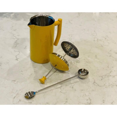 Dilly Bean Green Double-Walled Stainless Steel French Press