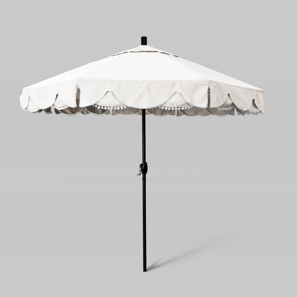 Photos - Parasol 9' x 9' Sunbrella Coronado Base Market Patio Umbrella with Push Button Til