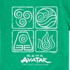 Boys' - Avatar: The Last Airbender - Air Water Earth Fire Grid Short Sleeve Graphic T-Shirt - 2 of 4