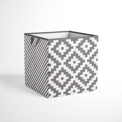 Bacati - Love Gray/white Storage Box Small