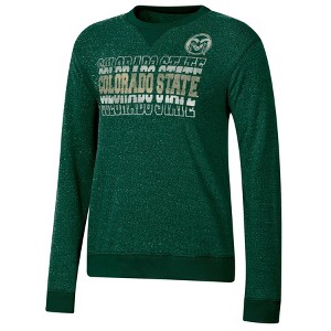NCAA Colorado State Rams Women's Crew Neck Fleece Sweatshirt - 1 of 3