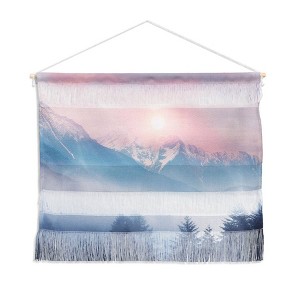 22" x 16" Viviana Gonzalez Pastels Landscape Wall Hanging Pink - Deny Designs: Bohemian Polyester Decor - 1 of 4