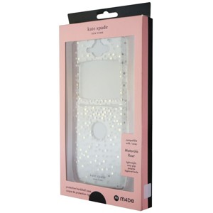 Case Mate licensed - Kate Spade Protective Hardshell Case for Motorola Razr (2019) - Clear/Disco Dots - 1 of 1