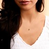 Pure Collection by Ross-Simons 0.20 Carat Rhodolite Garnet and .30 ct. t.w. Peridot Flower Pendant Necklace in 14kt Yellow Gold - 2 of 4