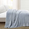 92"x120" Oversized Super Cozy Ultra Soft Ribbed Faux Fur Throw Blanket - Lush Décor - 2 of 4