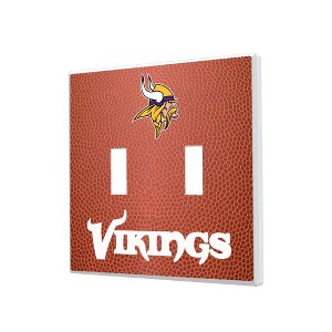 NFL NFC Teams Football Hidden-Screw Light Switch Plate for Double Toggle - 1 of 4